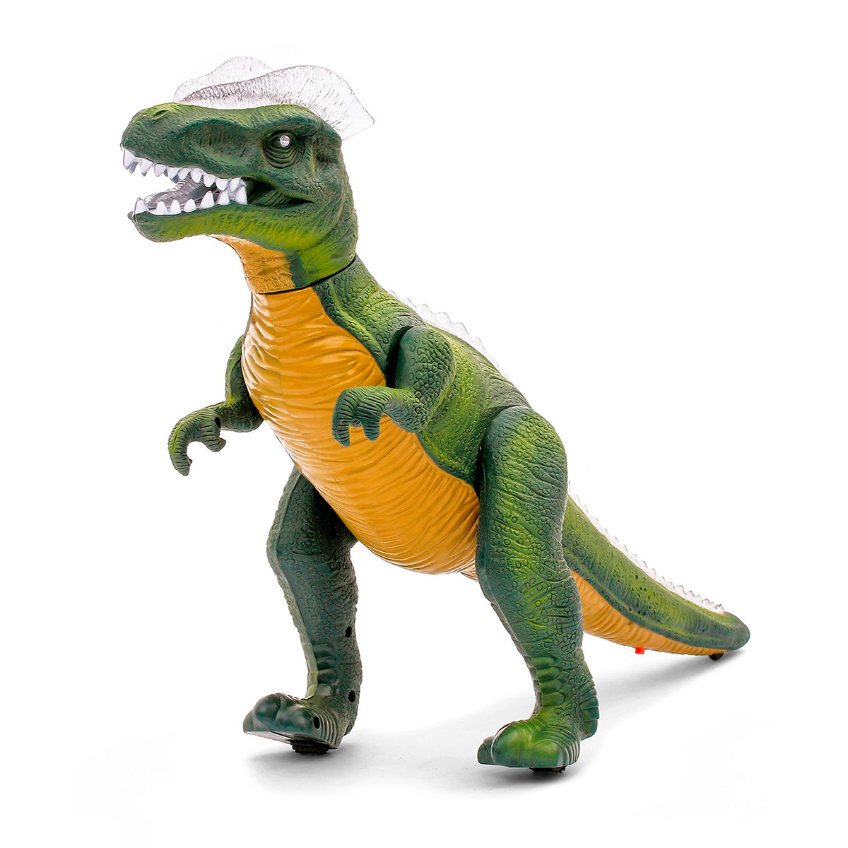 Динозавр "Тираннозавр" на пульте управления большой, 41 см, зеленый