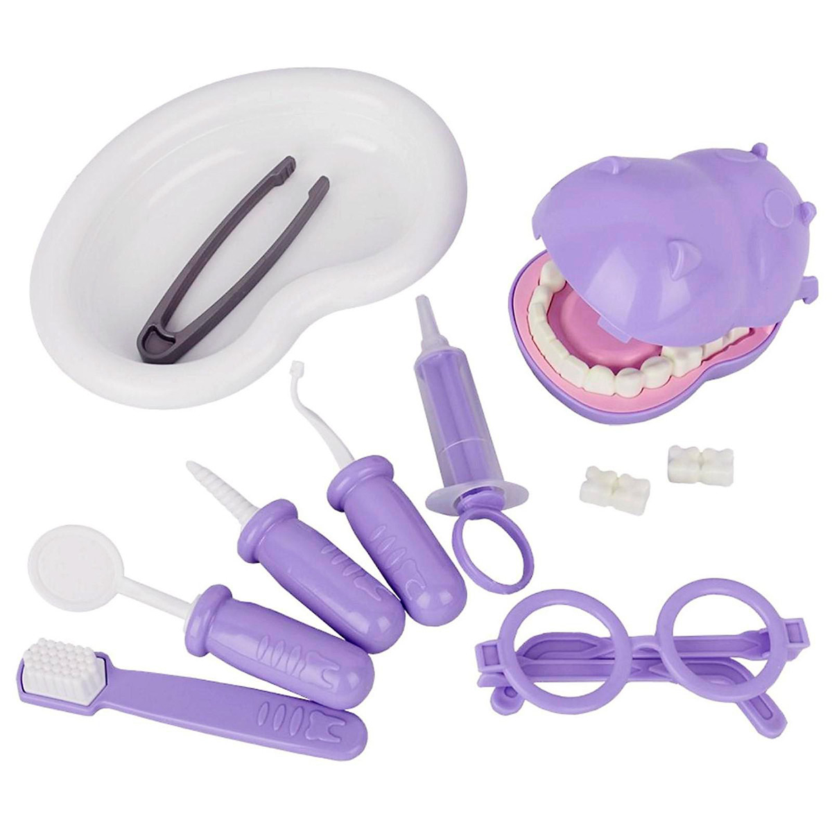 Набор детский "Стоматолог", 9 предметов + зубы
