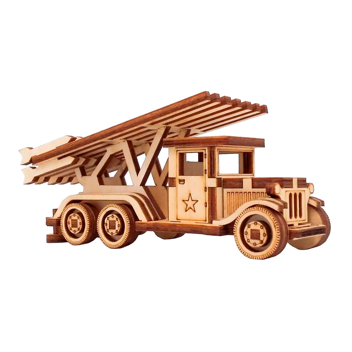 Конструктор деревянный «Боевая машина. Катюша»