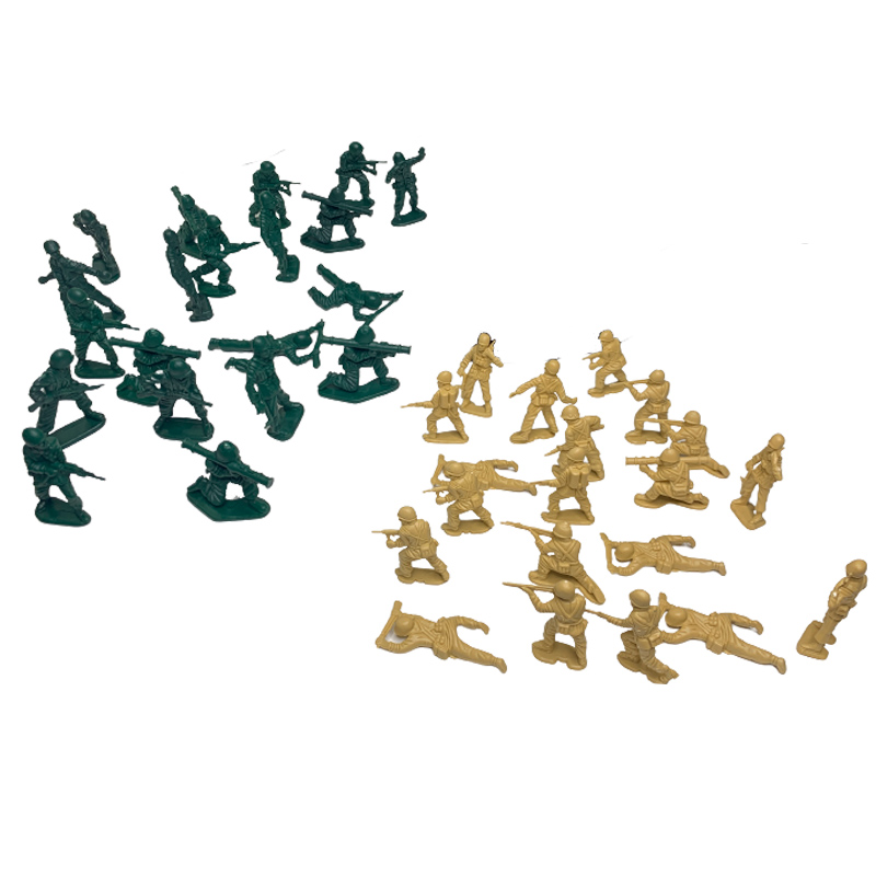 Набор игрушечных солдатиков, 2 армии, 40 бойцов