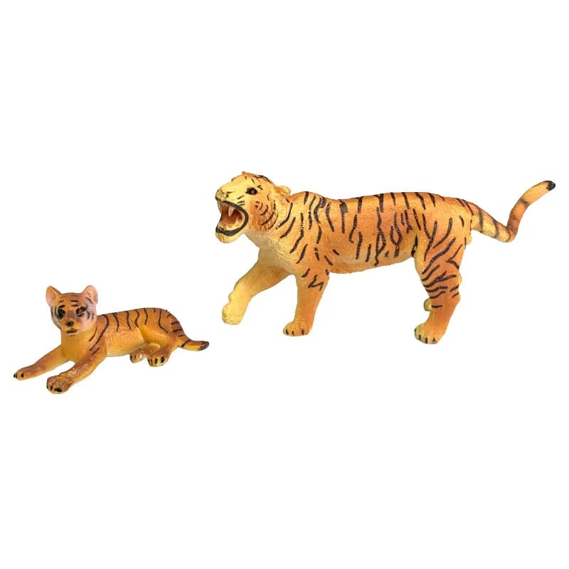 Набор фигурок животных "Тигрица с тигрёнком"