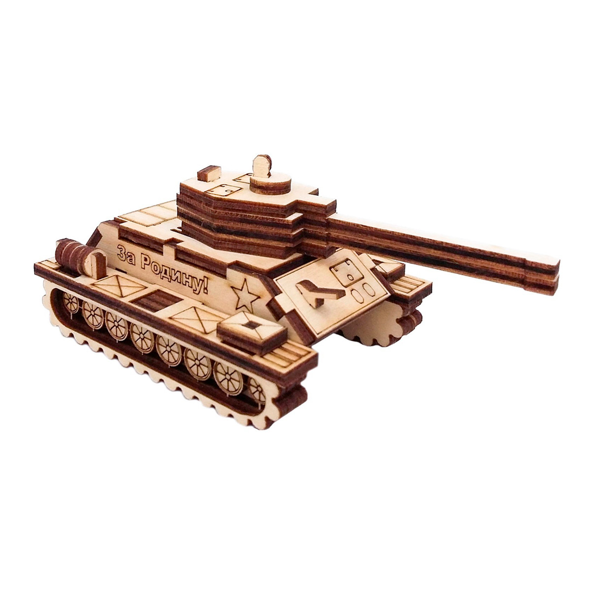 Конструктор деревянный «Средний танк Т-34»