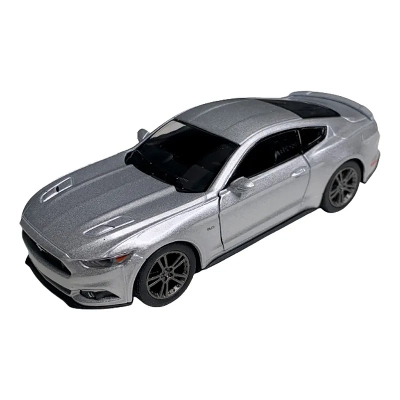 Модель автомобиля металлическая "Ford Mustang", цвет серый, масштаб 1:38