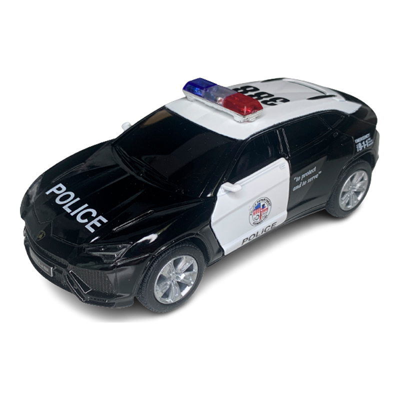 Модель автомобиля металлическая "Полиция. Lamborghini Urus", масштаб 1:38
