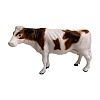Фигурка животного &quot;Корова белая с коричневыми пятнами&quot;, 12 см